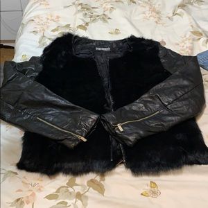 Genuine lamb skin leather jacket